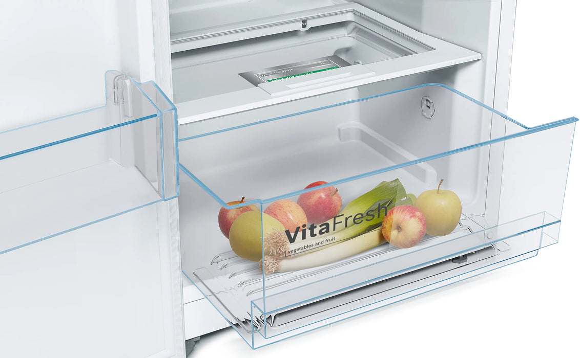 Bosch Series 4, free-standing fridge, 186 x 60 cm - White | BSH KSV36VWEPG