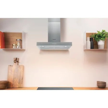 INDESIT Wall Mounted Cooker Hood 60cm | IHBS 6.5 LM X