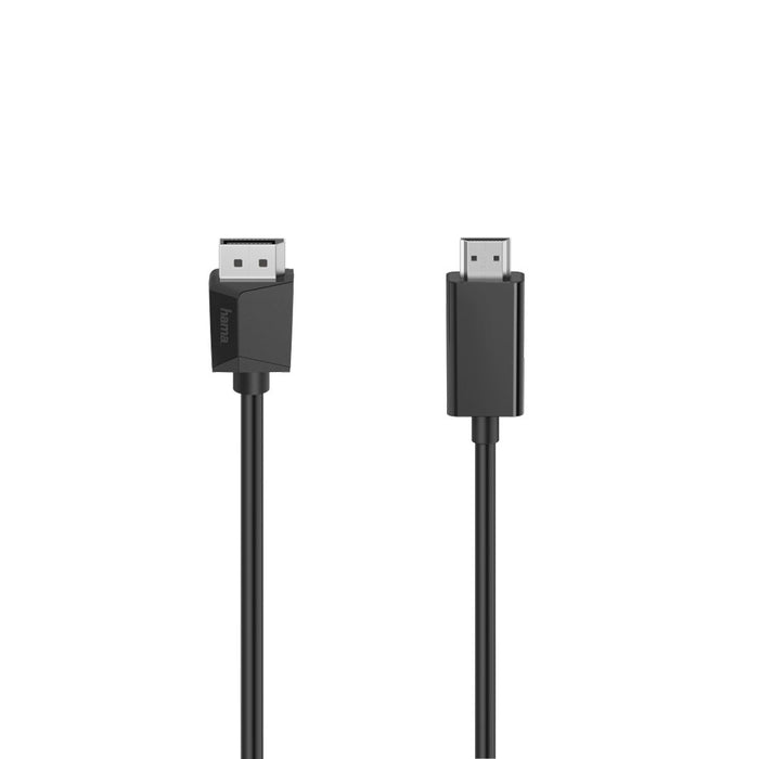 HAMA Cables & Adapters HAMA Display Port to 4K HDMI 1.5m LEAD | 444769 IRWINS MEGASTORE