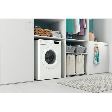 Indesit Freestanding Front Loading Washing Machine: 9kg 1400 Spin - White | MTWE91495WUKN