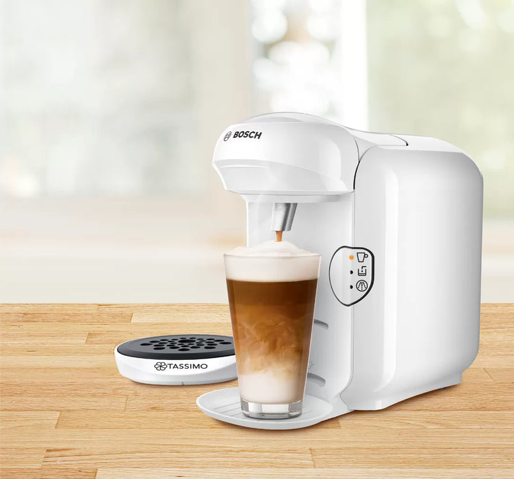 BOSCH TASSIMO Vivy 2 White TAS1404GB IRWINS MEGASTORE