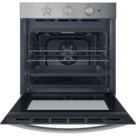 Indesit Click&Clean Electric Single Fan Oven - Stainless Steel | IO233XUK