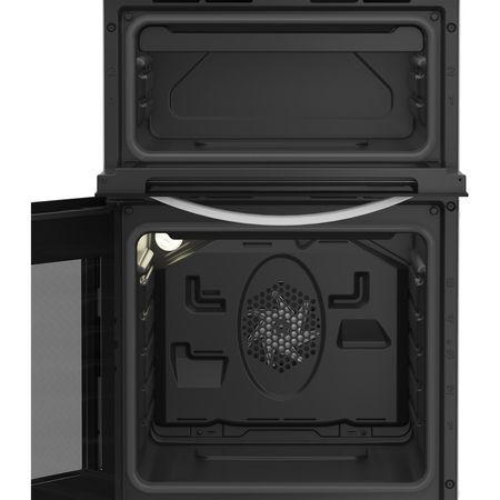 Indesit 50cm Electric feestanding double cooker with Ceramic Hob - White | ITE5VMW