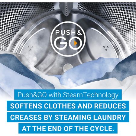 Indesit Push&Go 9kg Washing Machine - White | IP946PUSHGOUK