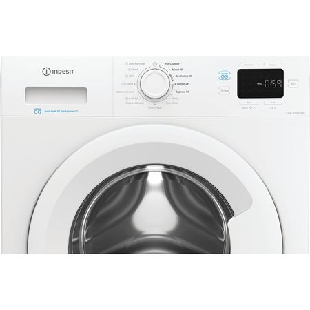 Indesit Push&Go 9kg Washing Machine - White | IP946PUSHGOUK