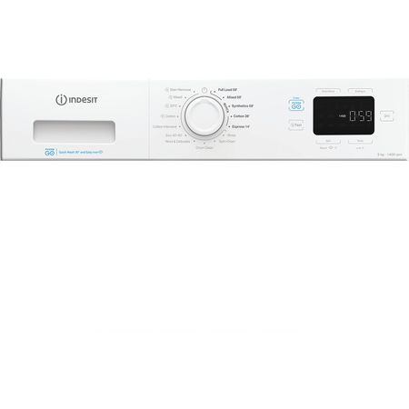 Indesit Push&Go 9kg Washing Machine - White | IP946PUSHGOUK