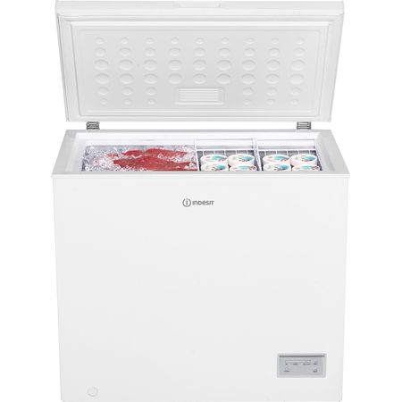1YW Indesit 91cm Low Frost Chest Freezer 198 Litre - White | INCF1984UK