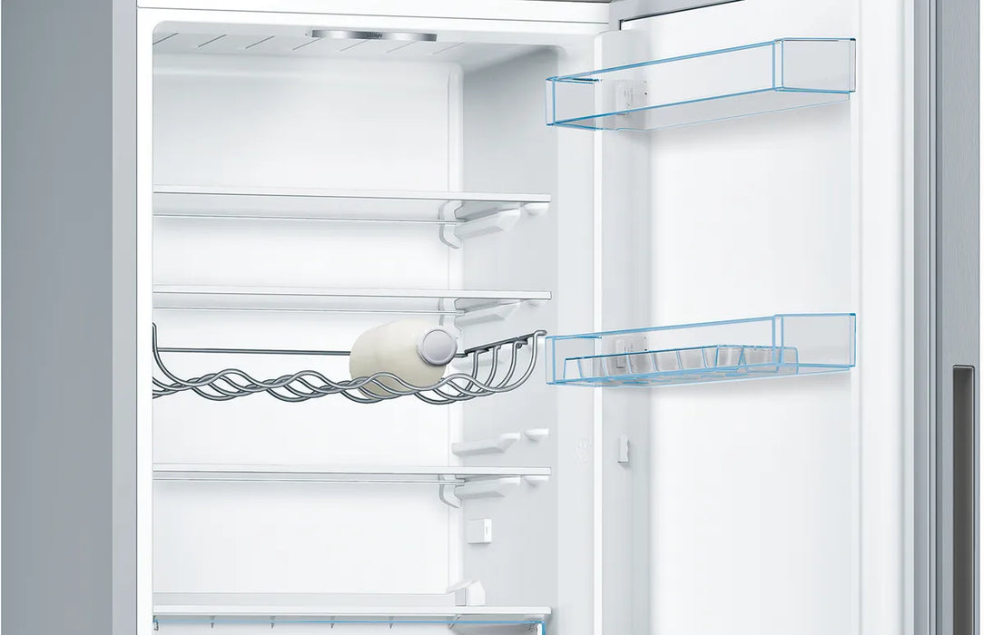 Bosch Series 4 Freestanding Fridge Freezer - Stainless steel | KGV33VLEAG