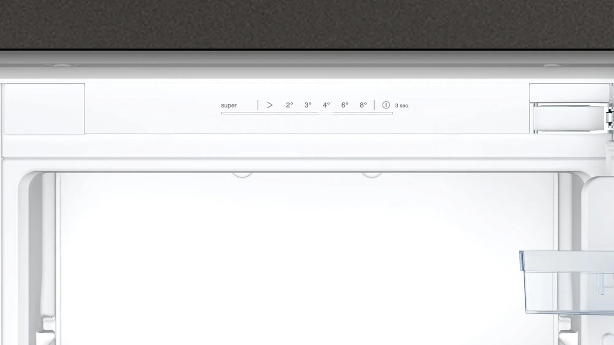 Neff N 30, Built-In Fridge-Freezer With Freezer At Bottom, 177.2 X 54.1 Cm, Flat Hinge | BSH KI7861FE0G