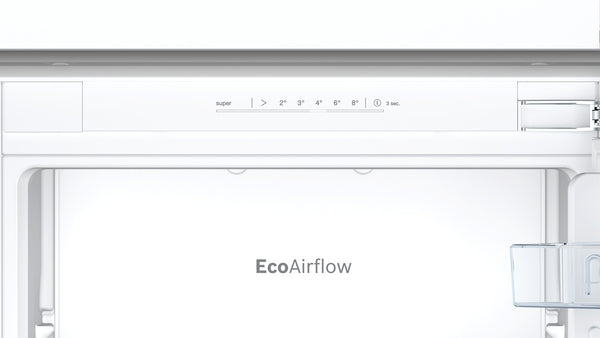 Bosch Series 2, built-in fridge-freezer with freezer at bottom, 177.2 x 54.1 cm, flat hinge | BSH KIN85NFE0G