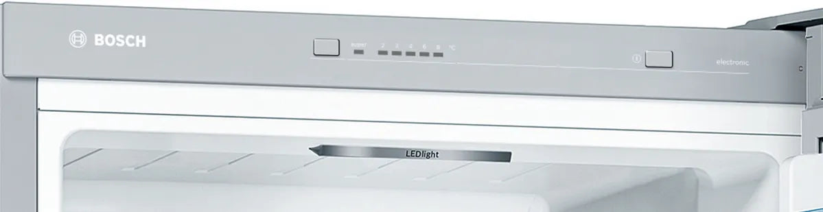 Bosch Series 4 Freestanding Fridge Freezer - Stainless steel | KGV33VLEAG