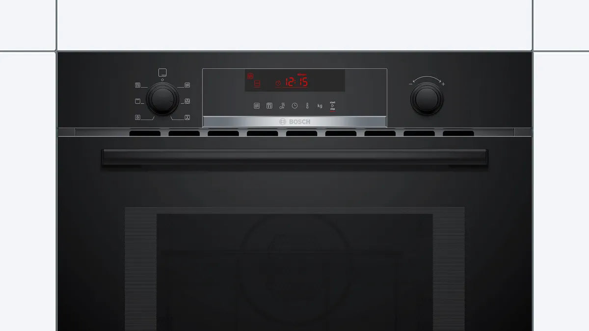 BOSCH Series 4 Built-in Microwave Oven with Hot Air 60 x 45 cm - Black | CMA583MB0B