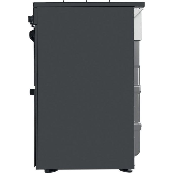 Hotpoint 60x60cm Double Cooker LPG - Black | HDM67G0CMB/UK