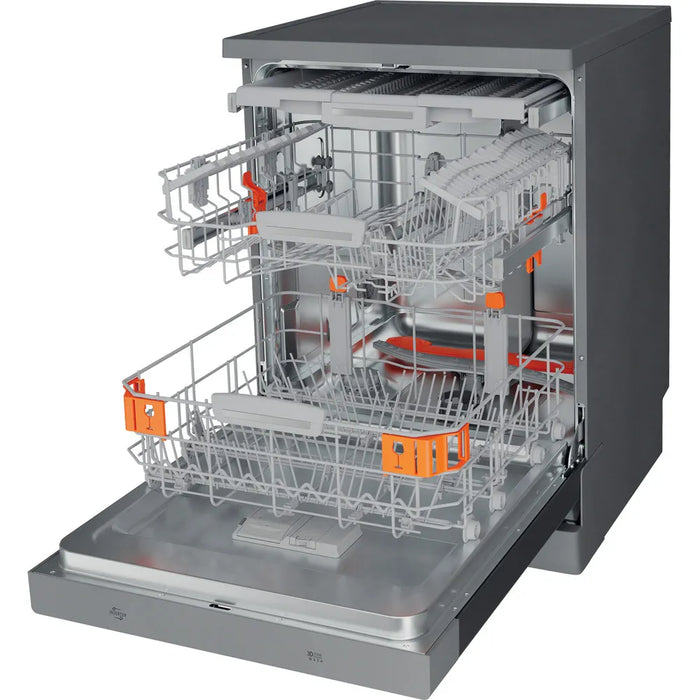 Hotpoint Full Size Freestanding Dishwasher - Stainless Steel | HFP 5O41 WLG X UK