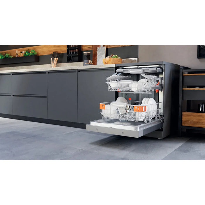 Hotpoint Full Size Freestanding Dishwasher - Stainless Steel | HFP 5O41 WLG X UK