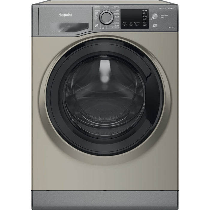 Hotpoint 9+6kg Freestanding Washer Dryer - Graphite || NDB9635GKUK