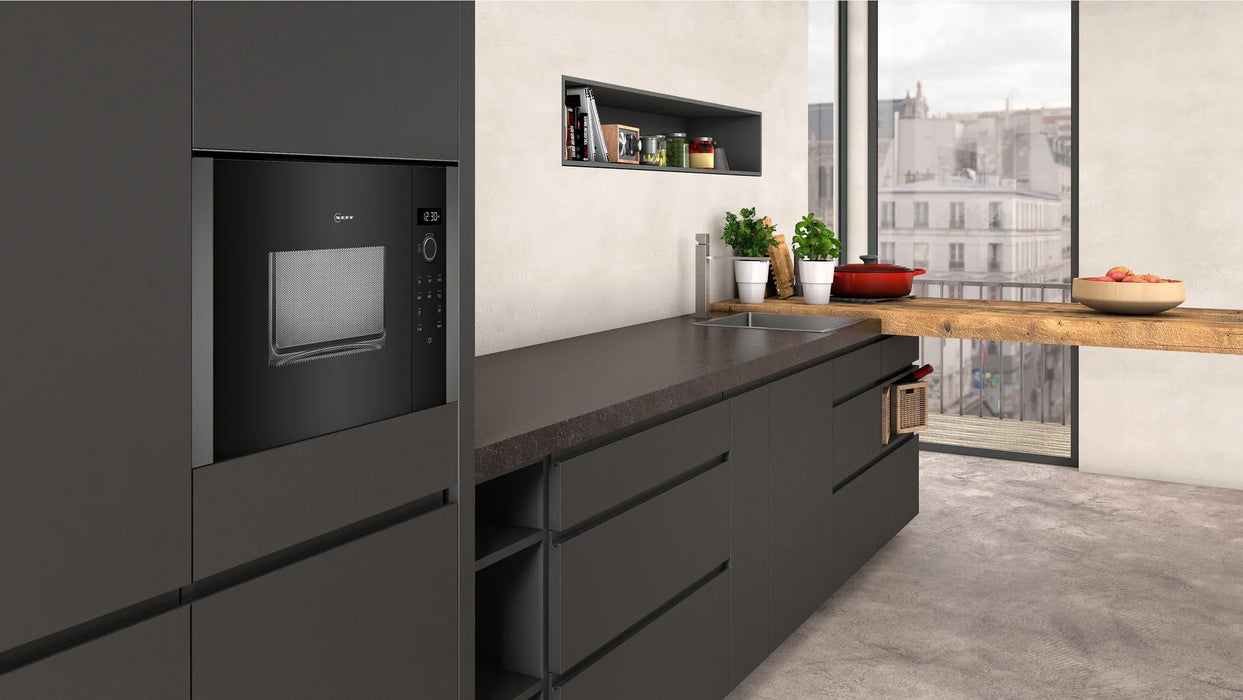 Neff N 50, Built-in microwave, Graphite-Grey | BSH HLAWD23G0B