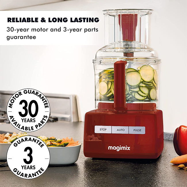 Magimix 18713 Compact System 5200XL Premium Food Processor - Red | EDL 18713