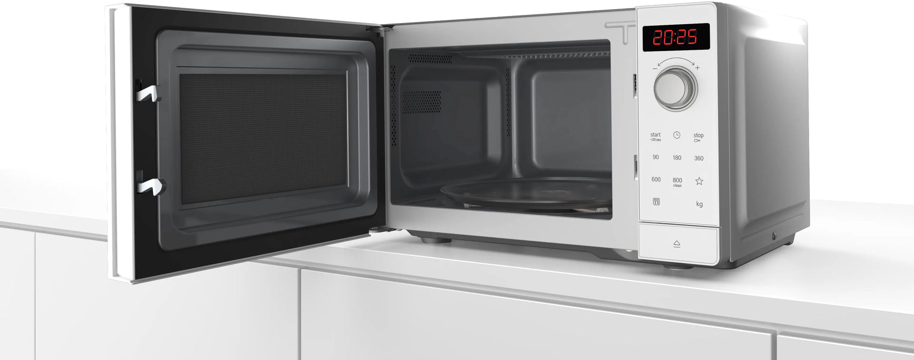 Bosch Series 2, Free-standing microwave, 44 x 26 cm - White | BSH FFL023MW0B