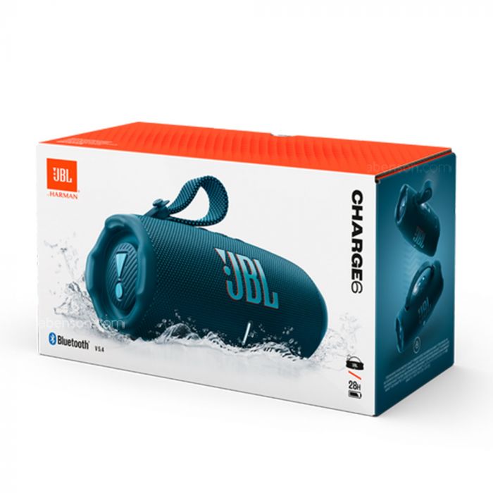JBL Charge 6 Portable Bluetooth Speaker - Blue | JBLCHARGE6BLU