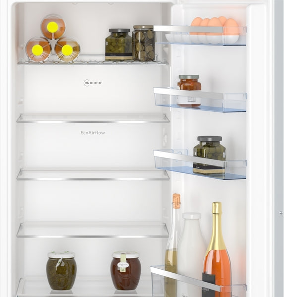 Neff N 50, built-in fridge, 122.5 x 56 cm, flat hinge | BSH KI1412FE0