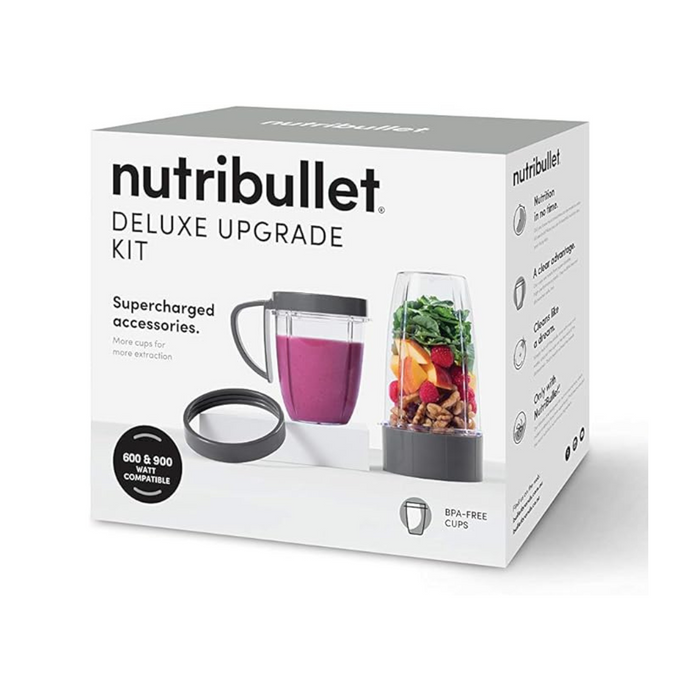 NutriBullet Deluxe Upgrade Accessory Kit - Grey || NBLUK