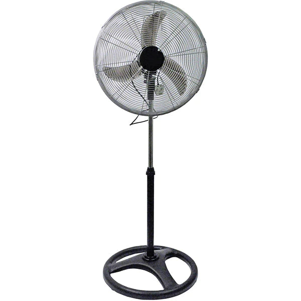 Prem-I-Air 75W 3 Speed 18-inch Oscillating Pedestal Fan - Black/Silver | EH1804