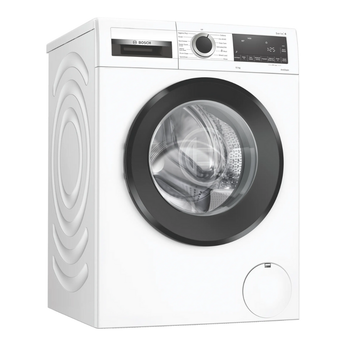 BOSCH Series 6 Freestanding Washing Machine Front Loader 10 kg 1400 White | WGG25401GB