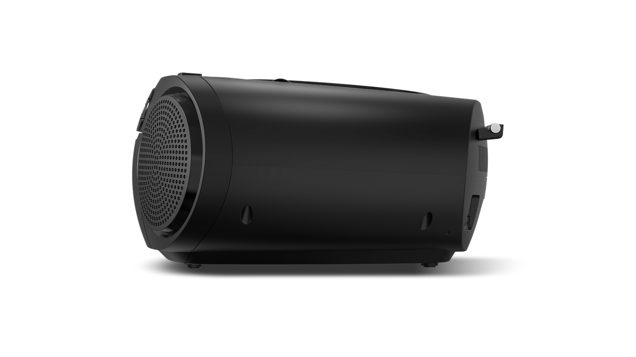 Philips CD Soundmachine Boombox with Cassette, FM Radio, Bluetooth and USB - Black | TAZ2200/10