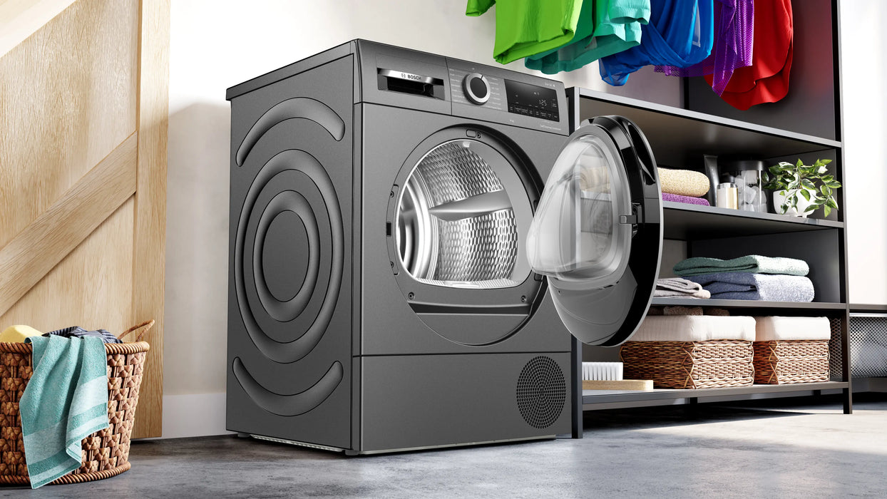 *LOCAL COLLECTION* Bosch Series 6 9kg Heat Pump Tumble Dryer - Grey || WQG245R9GB