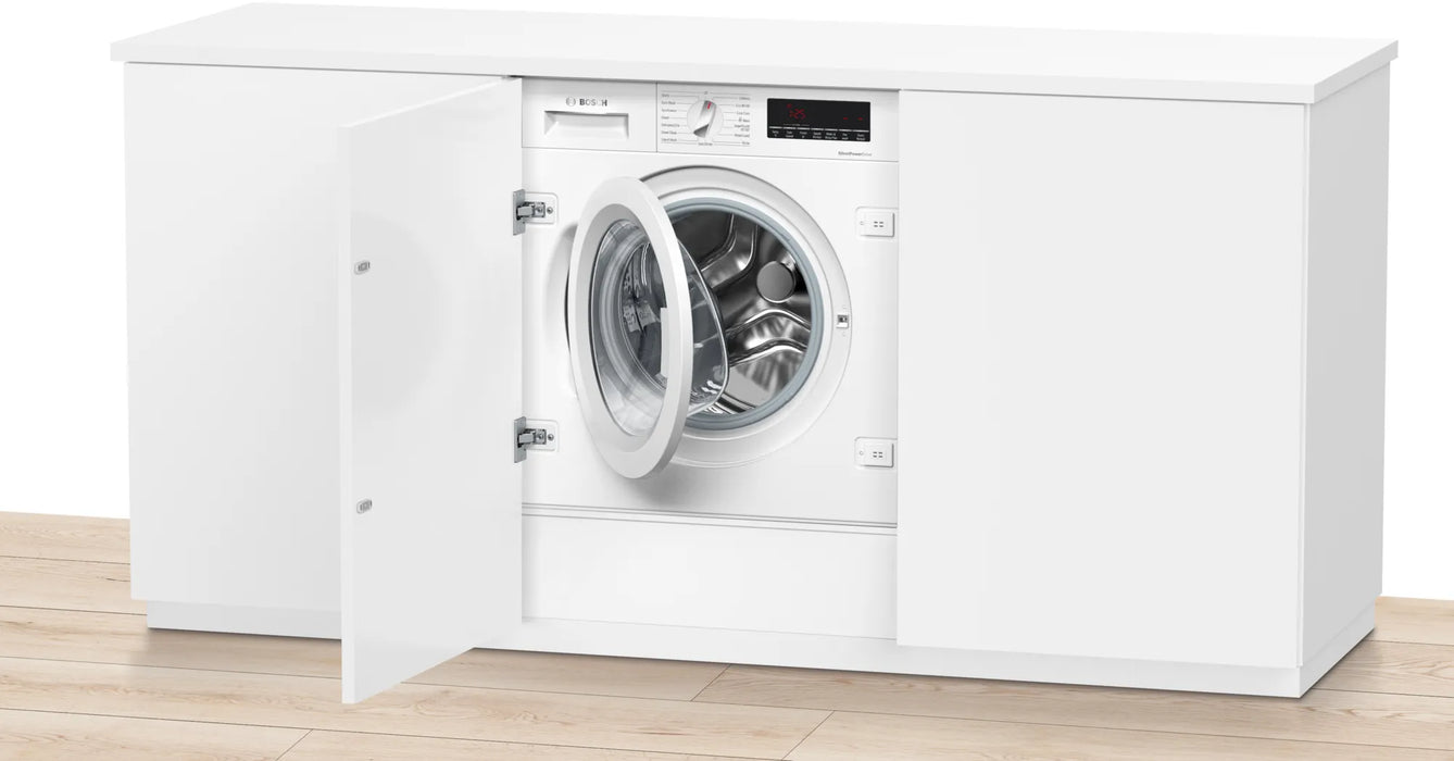 Bosch Series 8, Built-in washing machine, 8 kg, 1400 rpm | BSH WIW28502GB
