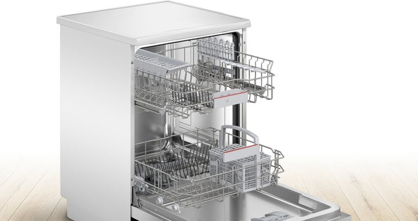 Bosch Series 4, free-standing dishwasher, 60 cm - White| BSH SMS4EKW06G