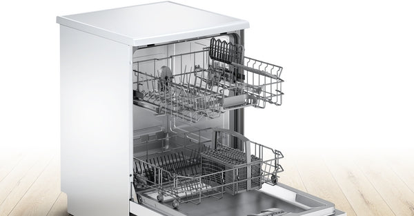 Bosch Series 2, free-standing dishwasher, 60 cm - White | BSH SMS26AW08G