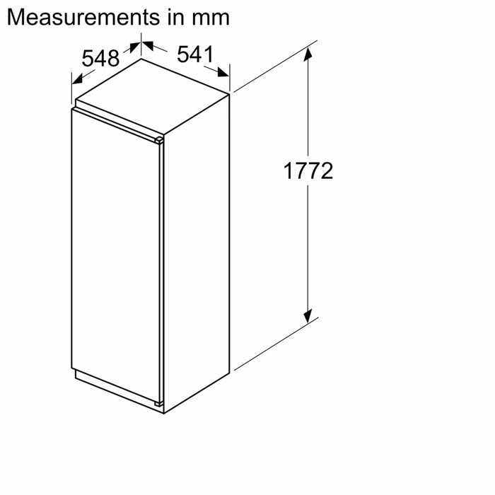 STKD BOSCH Series 2 Built-In Larder Fridge | KIR81NSE0G