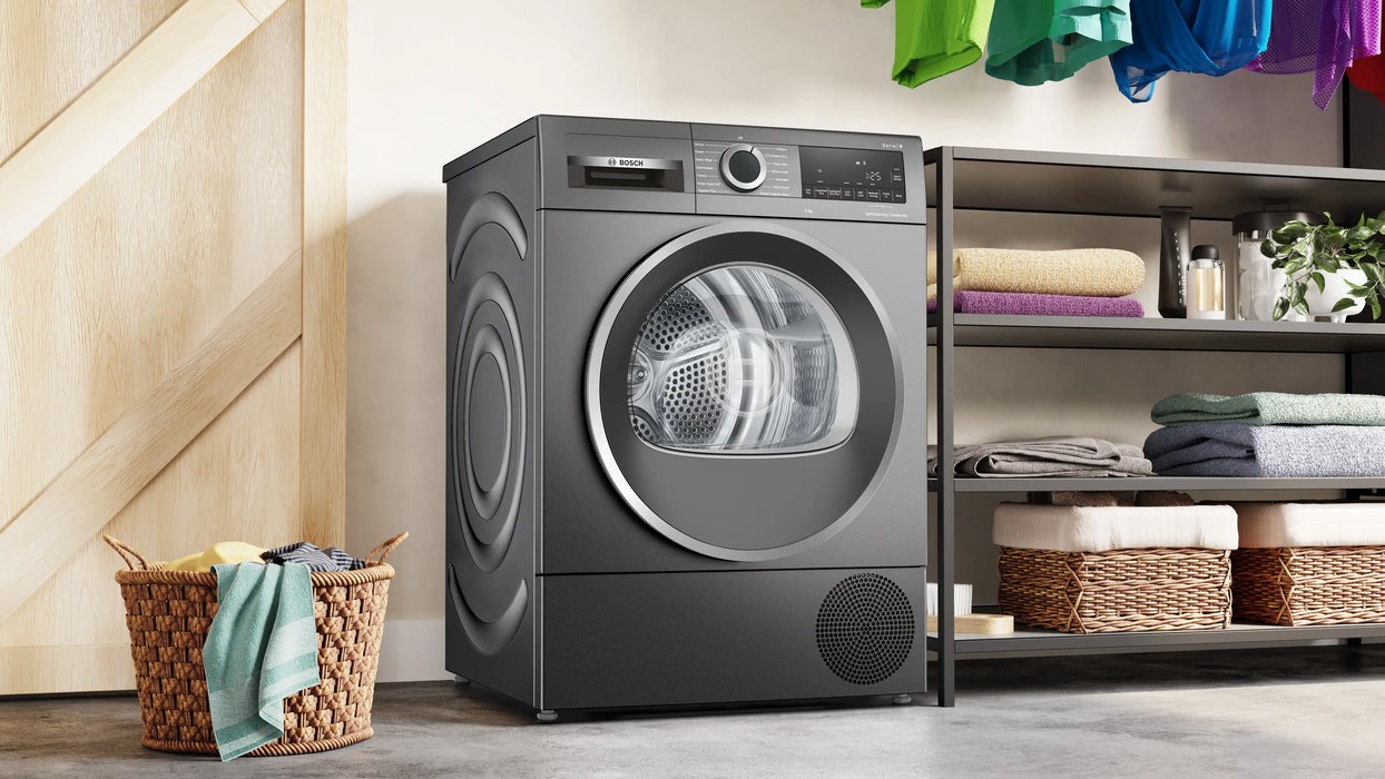 *LOCAL COLLECTION* Bosch Series 6 9kg Heat Pump Tumble Dryer - Grey || WQG245R9GB