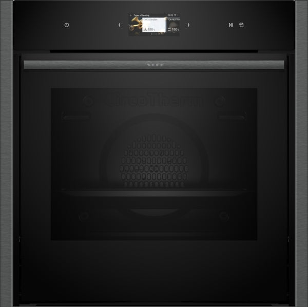 Neff N 90, Built-In Oven With Steam Function, 60 X 60 Cm - Graphite-Grey | BSH B64FS31G0B