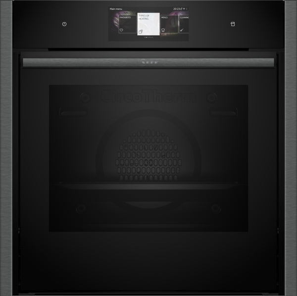 Neff N 90, Built-In Oven With Steam Function, 60 X 60 Cm, - Graphite-Grey  | BSH B64FT53G0B
