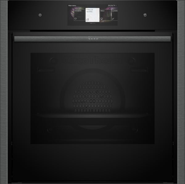 Neff N 90, Built-in oven with added steam function, 60 x 60 cm, - Graphite-Grey | BSH B64VT73G0B