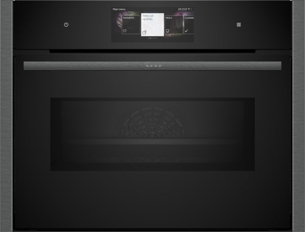 Neff N 90, Built-In Compact Oven With Microwave Function, 60 X 45 Cm, - Graphite-Grey | BSH C24MT73G0B