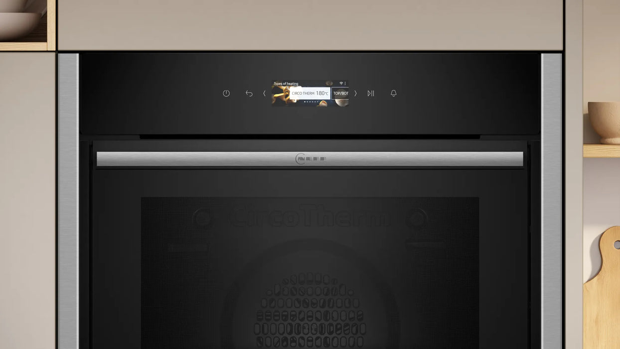 Neff N 70, Built-In Oven, 60 X 60 cm - Stainless Steel | BSH B54CR71N0B
