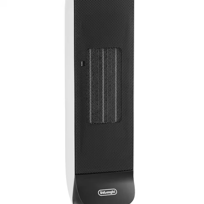 DeLonghi 2000W Ceramic Tower Fan Heater with Remote Control and 24 Hour Timer - White | HFX25S20