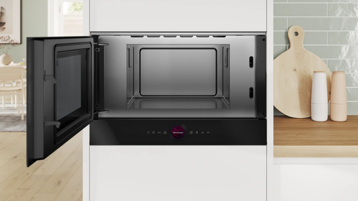 Bosch Series 8, Built-in microwave, Black | BSH BFL7221B1B