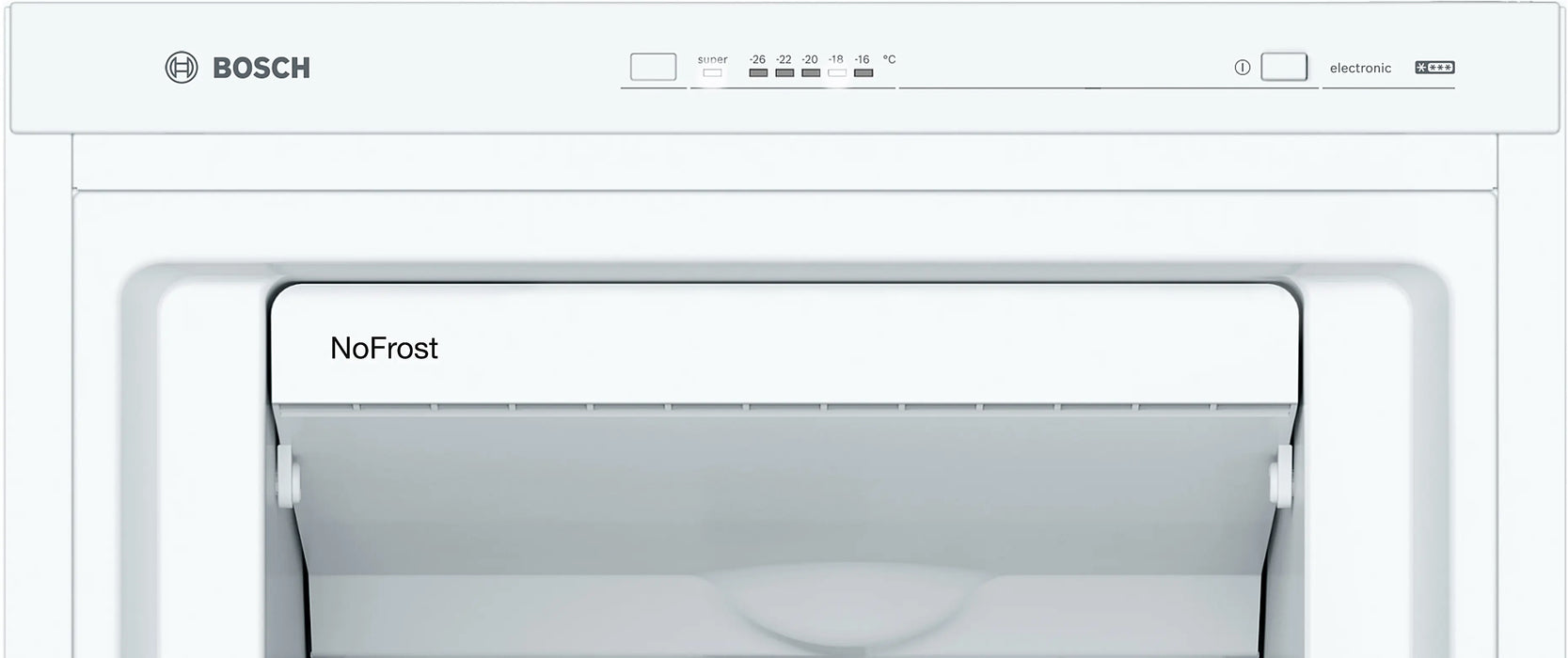 Bosch Series 4, freestanding freezer, 186 x 60 cm - White | BSH GSN36VWEPG