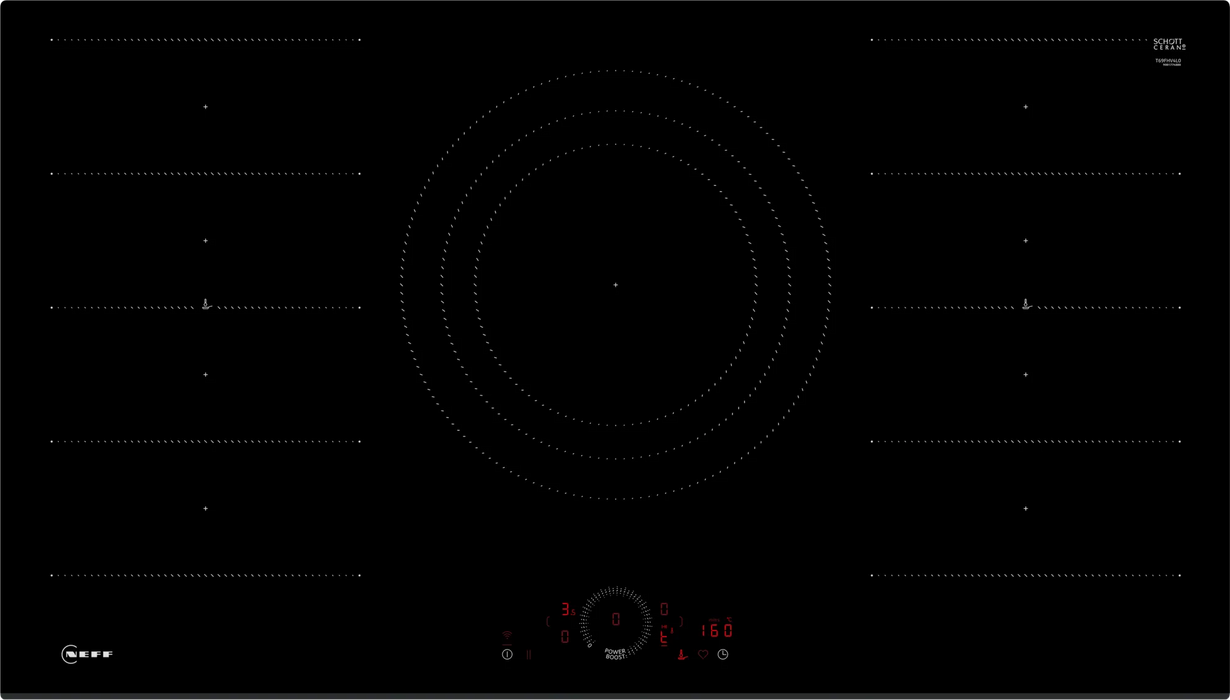 Neff N 70 Induction hob 90 cm - Black | BSH T69FHV4L0