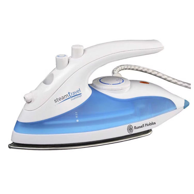 Russell Hobbs SteamGlide 760W Travel Iron - White/Blue | 22470
