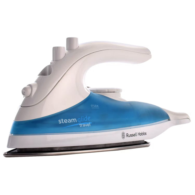 Russell Hobbs SteamGlide 760W Travel Iron - White/Blue | 22470