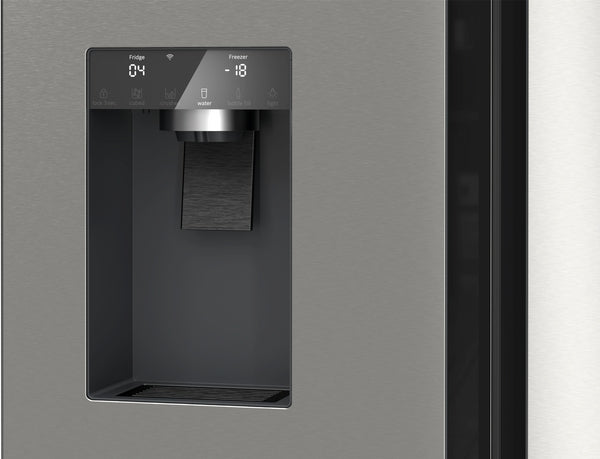 Bosch Series 6, French Door Bottom freezer, multi-door, 183 x 90.5 cm, Brushed steel anti-fingerprint | BSH KFD96APEA