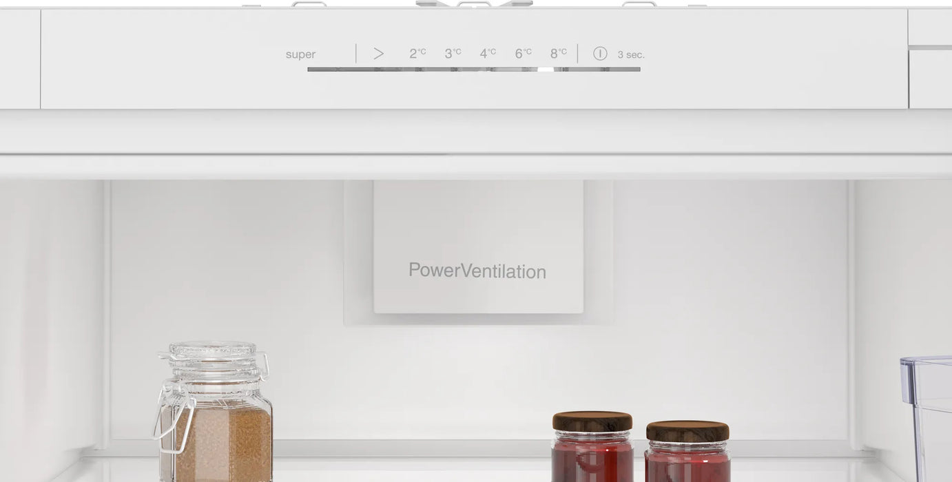 Neff N 30, built-in fridge, 177.5 x 56 cm, sliding hinge | BSH KI1811SE0G