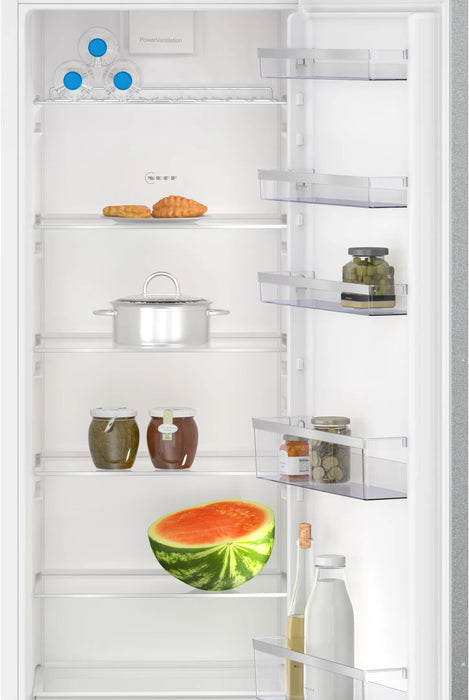 Neff N 50, built-in fridge, 177.5 x 56 cm, flat hinge | BSH KI1812FE0G