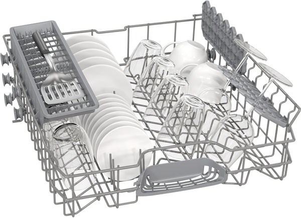 Neff N 50, semi-integrated dishwasher, 60 cm - Brushed steel | BSH S145HTS01G